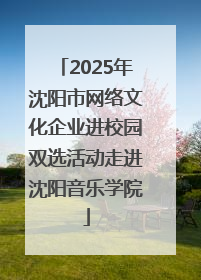 2025年沈阳市网络文化企业进校园双选活动走进沈阳音乐学院